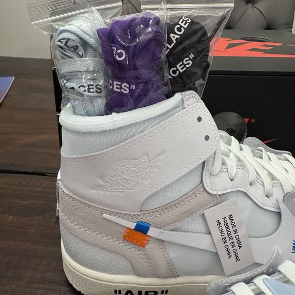 Air Jordan 1 High x V.A.A. Virgil Abloh Archive Off-White Shoes main image 14